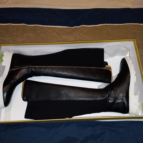 Michael Kors Ridley Lug Sole Tall Boots - Picture 10 of 11